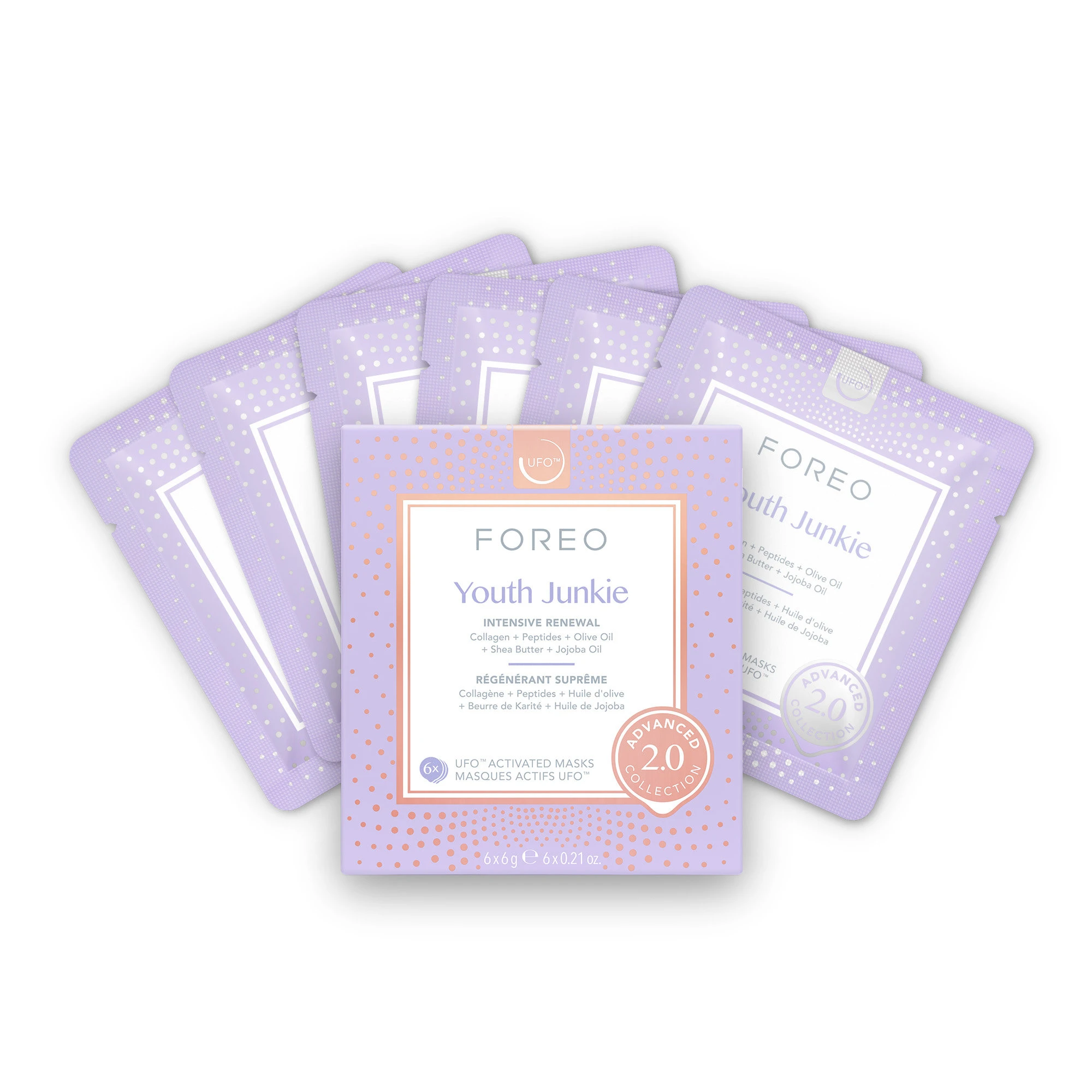 Foreo UFO Mask Youth Junkie 2.0 x 6