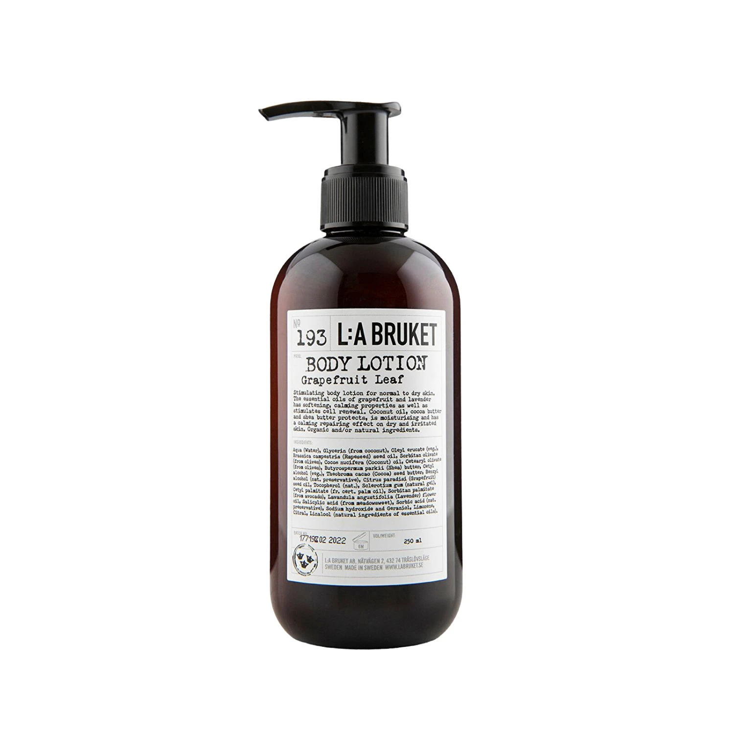 L:A Bruket Body Lotion Grapefruit Leaf 240 ml
