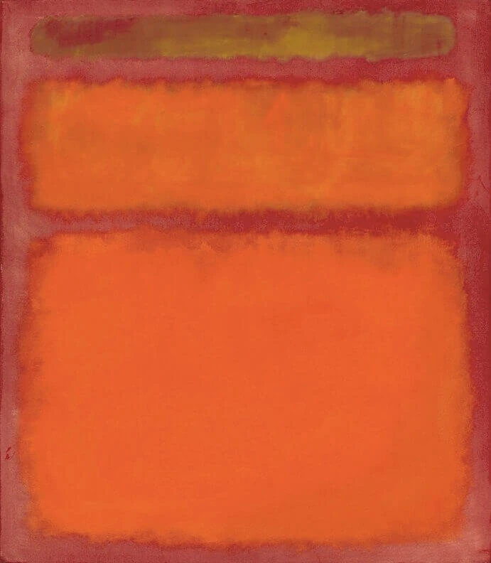 Mark Rothko "Turuncu, Kırmızı, Sarı" ‘’Orange, Red, Yellow’’ (1961)