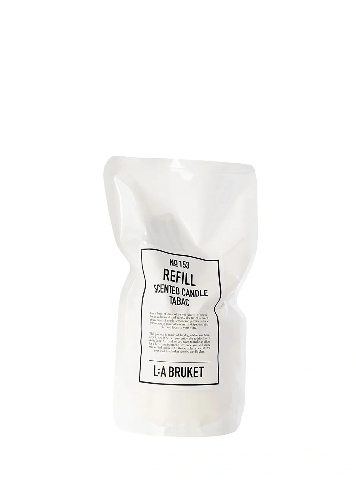 L:A Bruket Refill Scented Candle Tabac