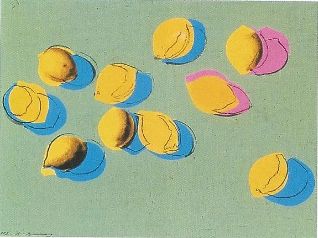 Andy Warhol ‘’Uzay Meyvesi: Limonlar’’ ‘’Space Fruit: Lemons’’ (1978)